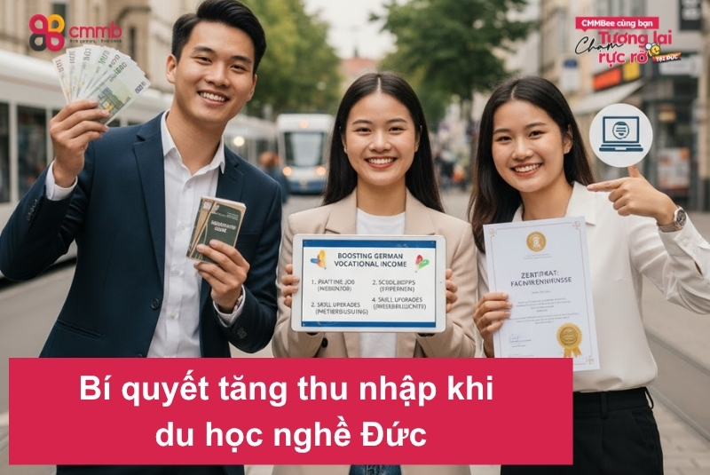 Bí quyết tăng thu nhập khi du học nghề Đức
