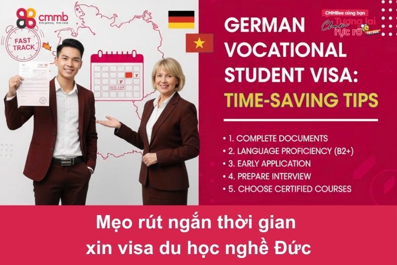 Mẹo rút ngắn thời gian xin visa du học nghề Đức