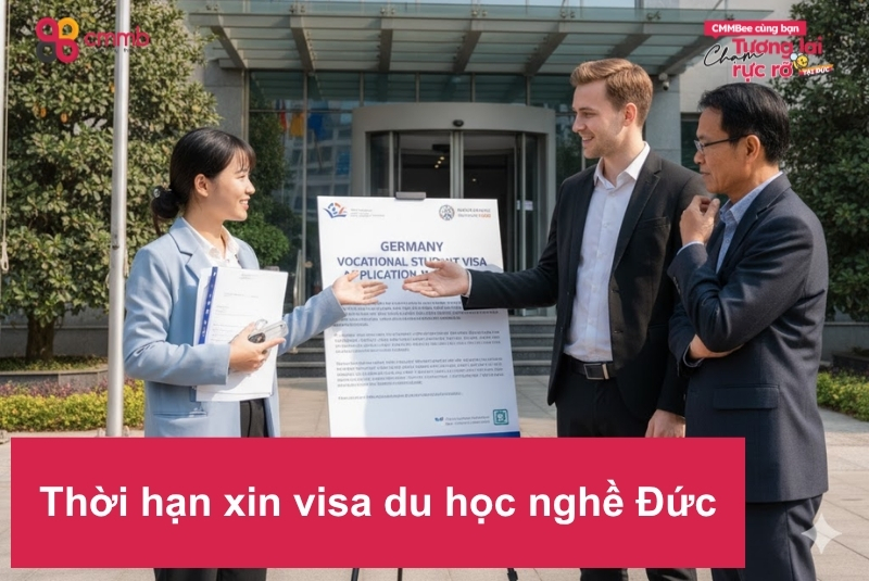 Thời hạn xin visa du học nghề Đức