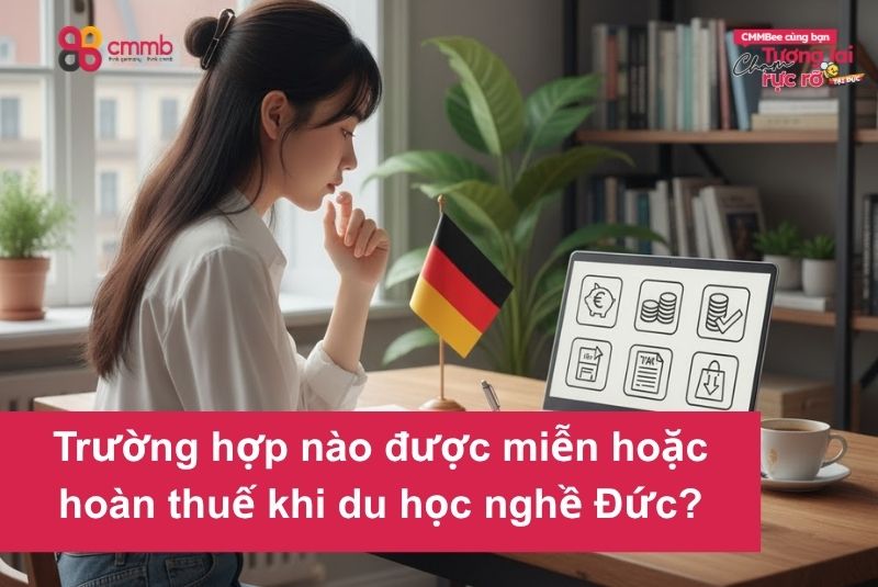 Trường hợp nào được miễn hoặc hoàn thuế khi du học nghề Đức?