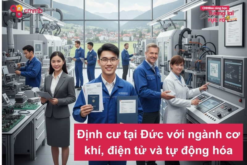 Định cư tại Đức với ngành cơ khí, điện – điện tử và tự động hóa