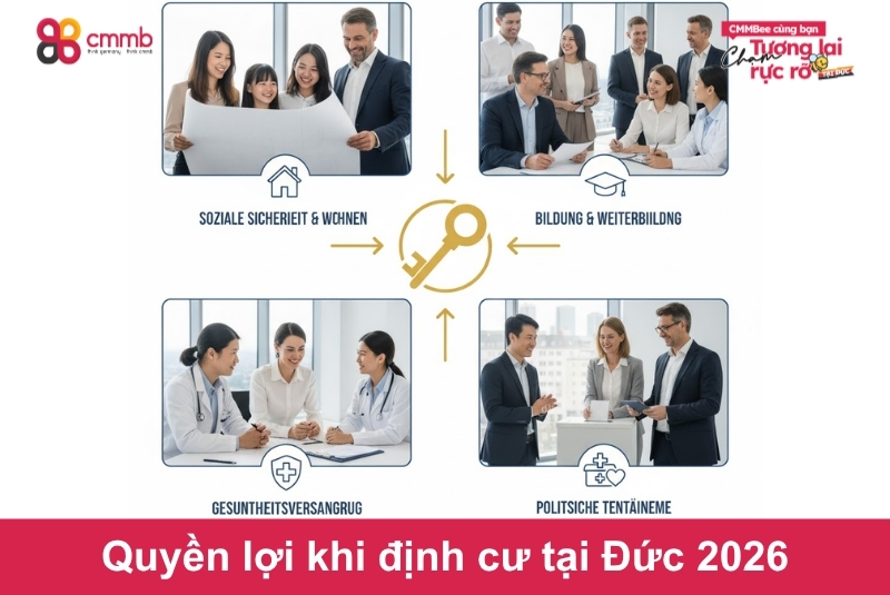 Quyền lợi khi định cư tại Đức 2026